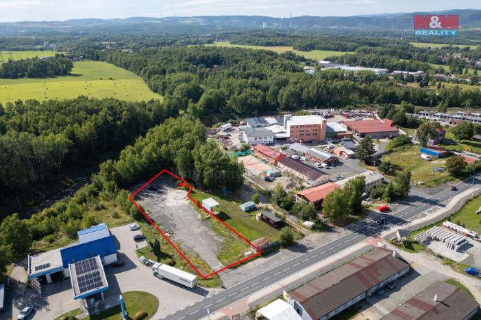 Pronájem komerčního pozemku, Chodov, Horní, 2200 m2