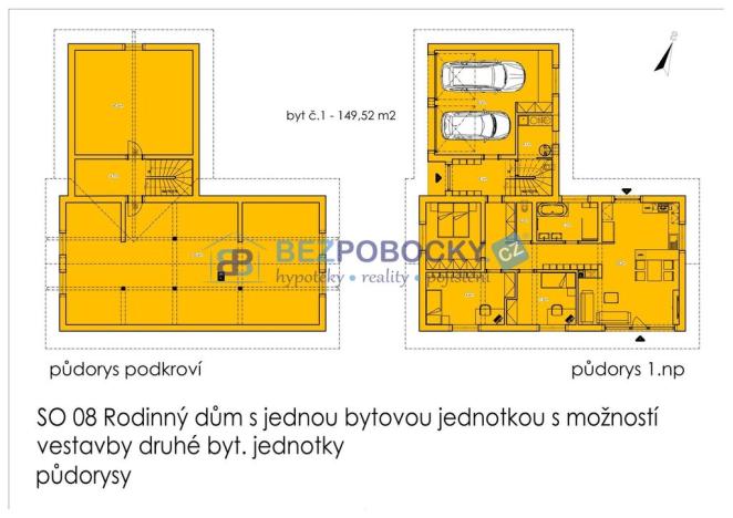 Prodej rodinného domu, Malá Losenice, 76 m2