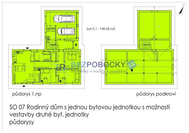 Prodej rodinného domu, Malá Losenice, 76 m2