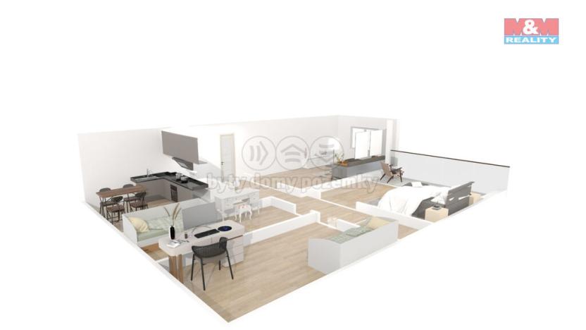 Prodej bytu 4+1, Spálené Poříčí, Zámecká, 83 m2