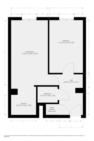 Pronájem bytu 2+kk, Praha, Štichova, 42 m2