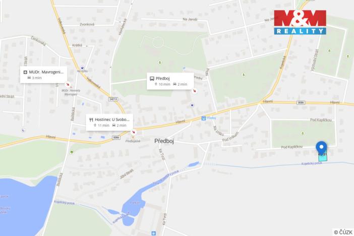 Prodej pozemku pro bydlení, Předboj, 895 m2