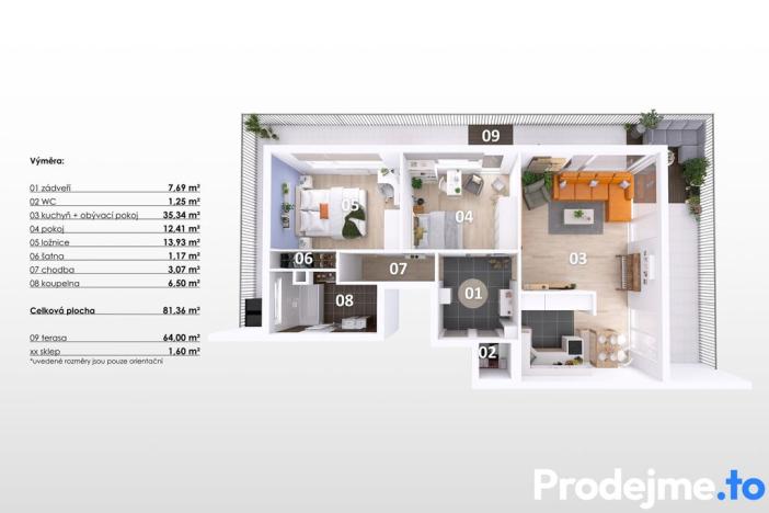 Prodej bytu 3+kk, Znojmo, Za Plovárnou, 85 m2