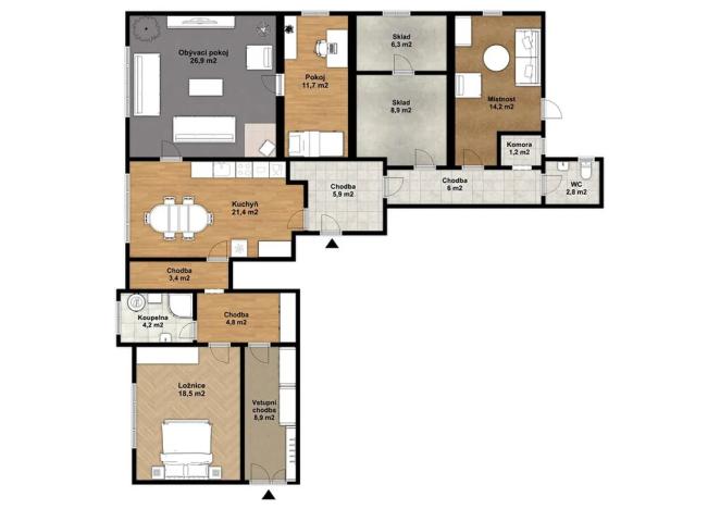 Prodej restaurace, Kroměříž, 214 m2