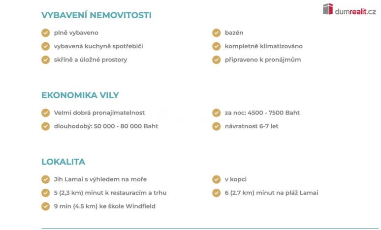 Prodej bytu 1+kk, koh samui, Thajsko, 35 m2