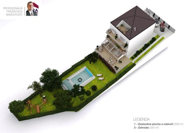 Prodej rodinného domu, Praha - Hlubočepy, Slivenecká, 373 m2