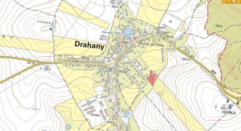 Prodej louky, Drahany, 4283 m2