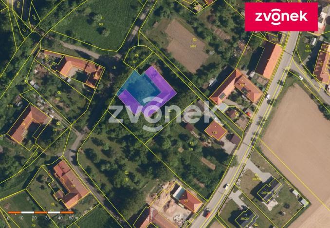 Prodej pozemku pro bydlení, Hustopeče nad Bečvou - Poruba, 2000 m2