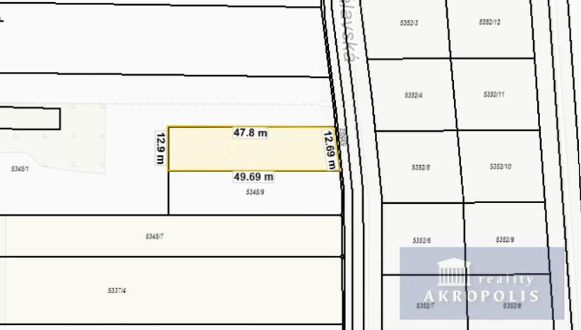 Prodej pozemku pro bydlení, Dolní Dunajovice, Pálavská, 619 m2