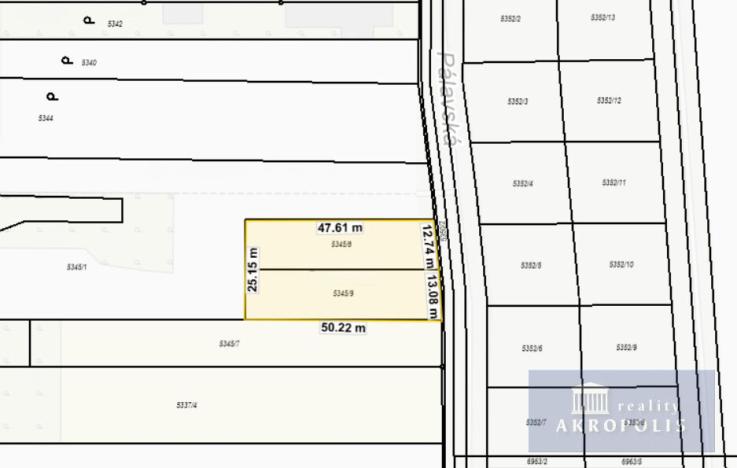 Prodej pozemku pro bydlení, Dolní Dunajovice, Pálavská, 1250 m2