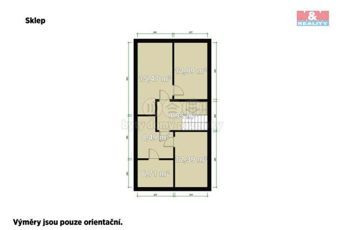 Prodej rodinného domu, Hýskov, Budovatelská, 202 m2