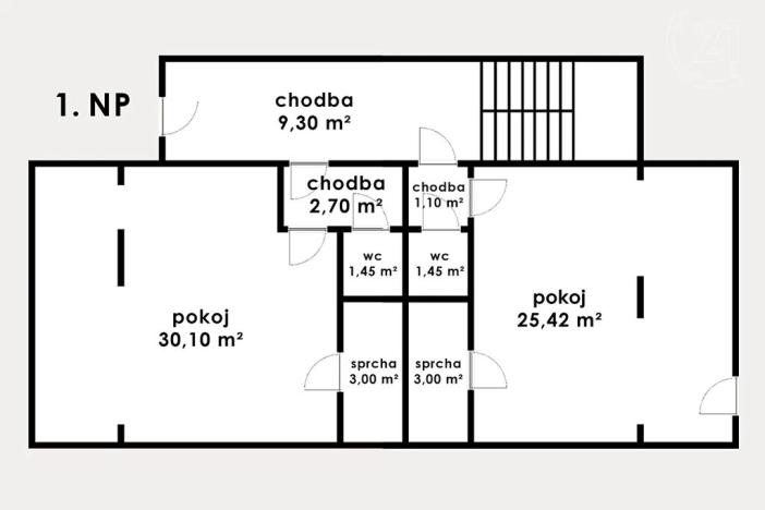Prodej ubytování, Most, 312 m2