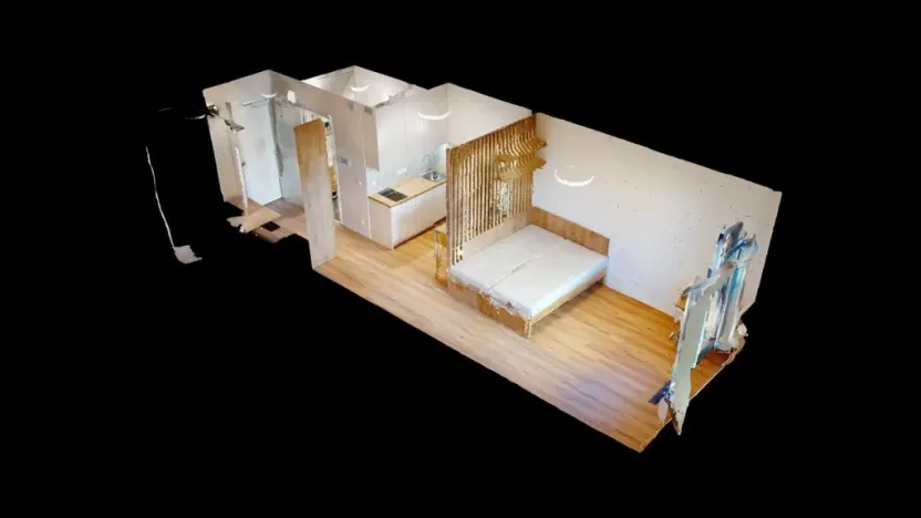 Pronájem bytu 1+kk, Praha - Břevnov, Na Větrníku, 27 m2