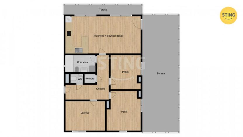 Prodej bytu 4+kk, Jaroměř, Nádražní, 95 m2