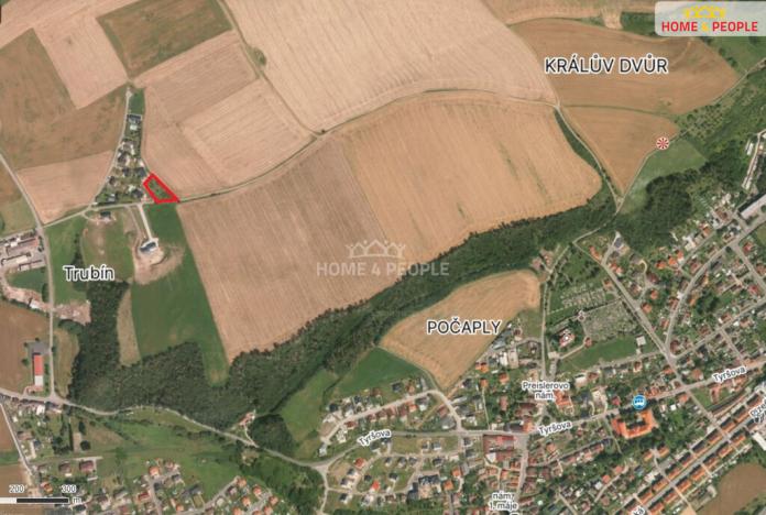 Prodej pozemku pro bydlení, Trubín, Na Višňovce, 1255 m2