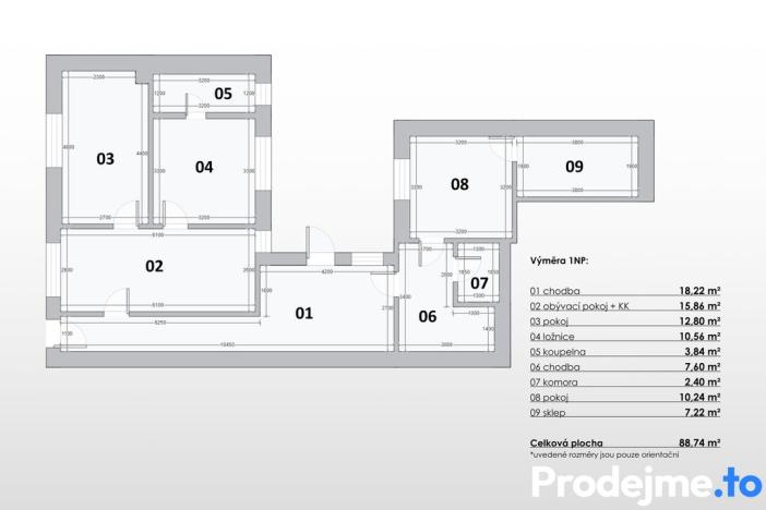 Prodej rodinného domu, Mohelno, 125 m2