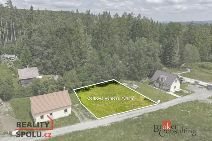 Prodej pozemku pro bydlení, Jihlava - Zborná, 704 m2