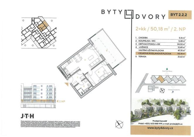 Prodej bytu 2+kk, České Budějovice, M. Horákové, 72 m2