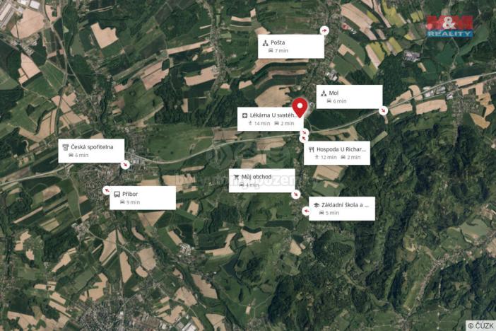 Prodej pozemku pro bydlení, Hukvaldy - Rychaltice, 1978 m2