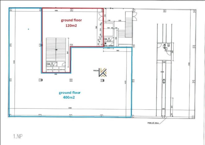 Pronájem obchodního prostoru, Praha - Vysočany, Poděbradská, 400 m2