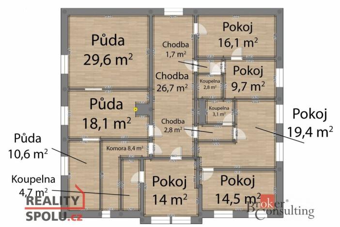 Prodej ubytování, Kovářská, nám. J. Švermy, 520 m2