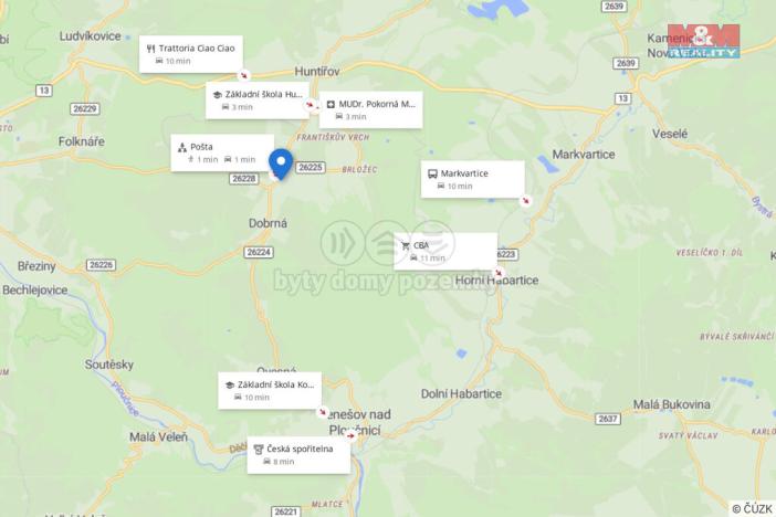 Prodej pozemku pro bydlení, Dobrná, 1037 m2