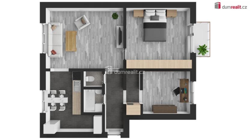 Prodej bytu 3+1, Břeclav - Charvátská Nová Ves, Na Valtické, 68 m2