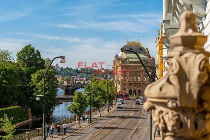 Pronájem bytu 3+kk, Praha - Nové Město, Masarykovo nábřeží, 129 m2