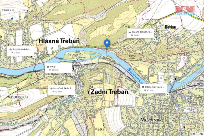 Prodej pozemku pro bydlení, Hlásná Třebaň, 589 m2