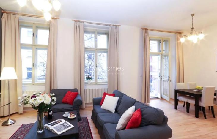 Pronájem bytu 3+kk, Praha - Vinohrady, Belgická, 92 m2