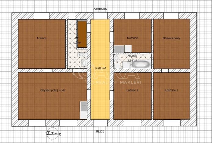 Prodej rodinného domu, Pečky, Dobřichovská, 99 m2