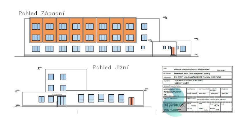 Pronájem kanceláře, České Budějovice, Školní, 1260 m2