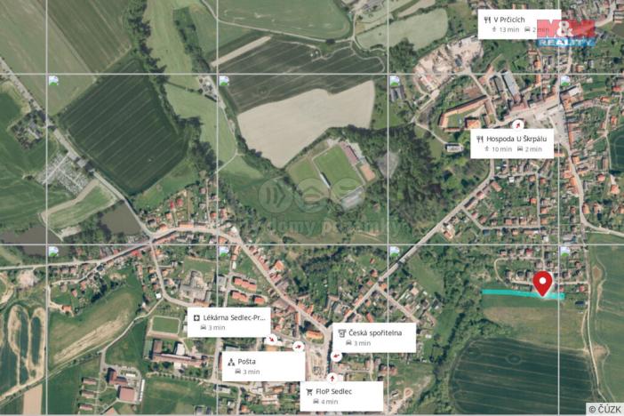 Prodej pozemku pro bydlení, Sedlec-Prčice, 1025 m2