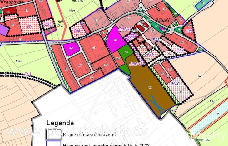 Prodej komerčního pozemku, Kly - Záboří, 2639 m2