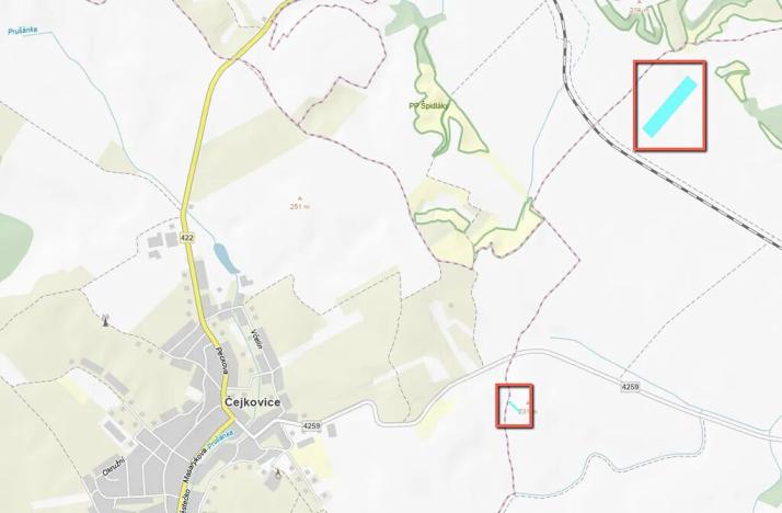 Prodej pole, Čejkovice, 77592 m2