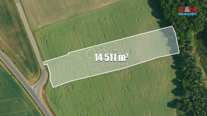 Prodej pole, Čistá, 14511 m2