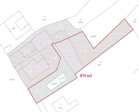 Prodej pozemku pro bydlení, Dolní Kounice, Ivančická, 874 m2