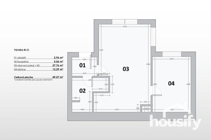 Prodej bytu 2+kk, Morašice, 49 m2