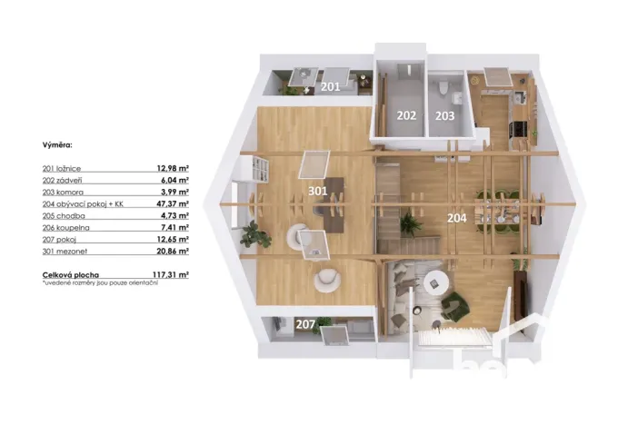 Prodej bytu 4+kk, Hodonice, 119 m2