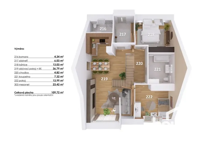 Prodej bytu 4+kk, Hodonice, 112 m2