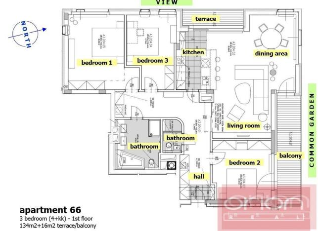 Pronájem bytu 4+kk, Praha - Vinohrady, Italská, 134 m2