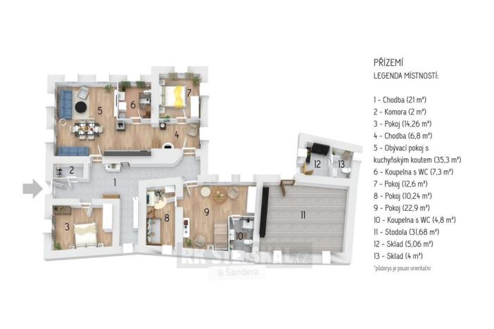 Prodej ubytování, Rožmberk nad Vltavou, 257 m2