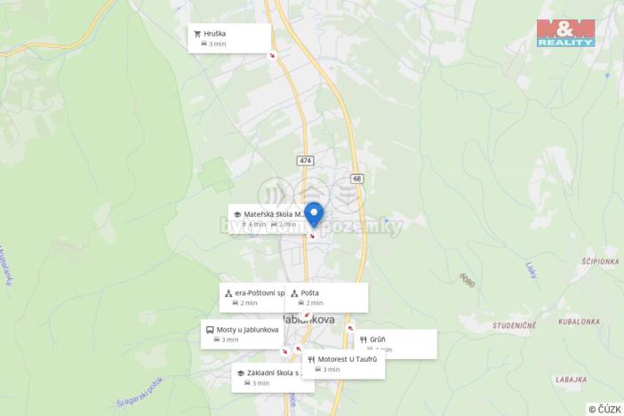Prodej pozemku pro bydlení, Mosty u Jablunkova, 1069 m2