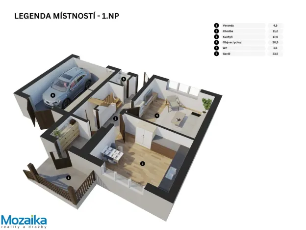 Prodej rodinného domu, Křepice, 244 m2