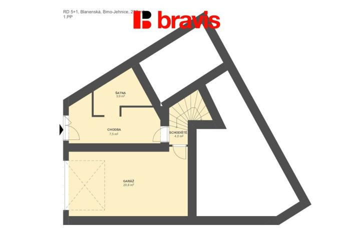 Prodej rodinného domu, Brno, Blanenská, 299 m2