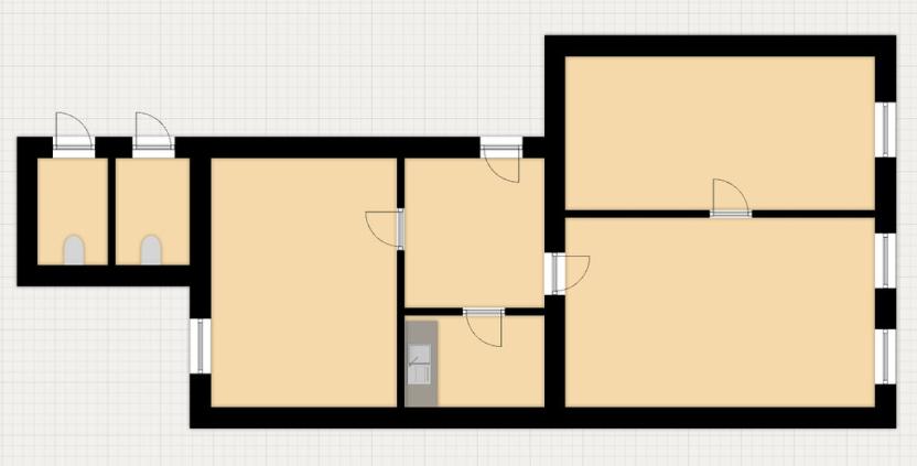 Pronájem kanceláře, Plzeň - Východní Předměstí, Radyňská, 56 m2