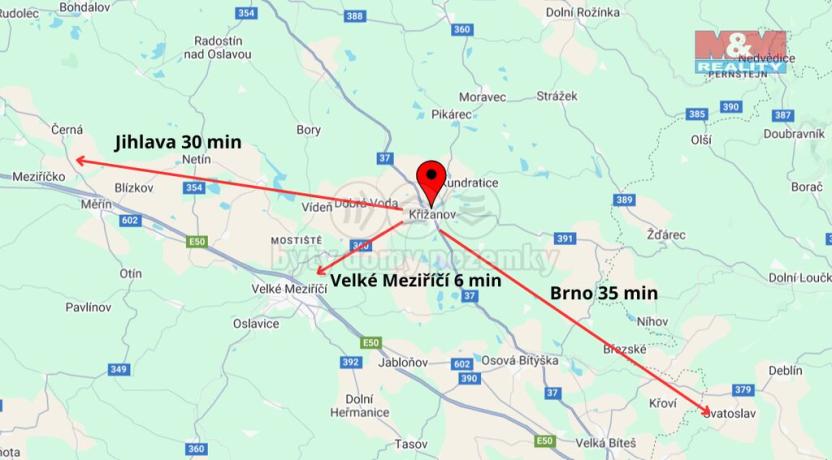 Prodej pozemku pro bydlení, Křižanov, Na Zahrádkách, 2503 m2