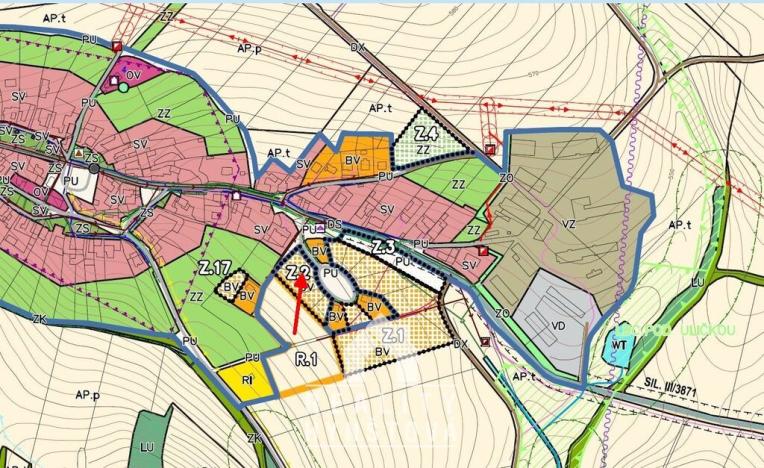 Prodej pozemku pro bydlení, Prosetín, 1256 m2