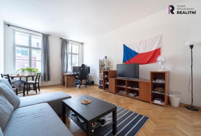 Pronájem bytu 2+1, Praha - Nové Město, Vojtěšská, 46 m2