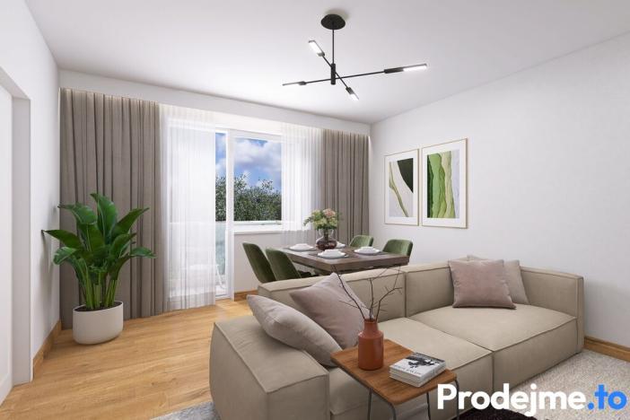 Prodej bytu 2+1, Brno, Bakalovo nábřeží, 55 m2